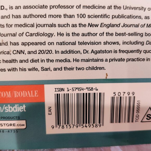 The South Beach Diet Good Eats Guide, by Arthur Agatston, M.D. Paperback, Used - Picture 7 of 14